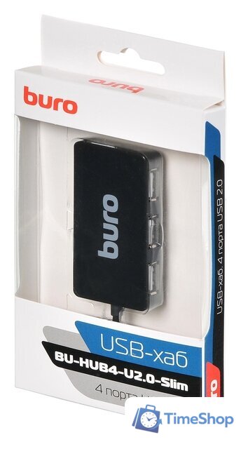  Buro BU-HUB4-U2.0-Slim - Изображение №4 — Интернет-магазин Time-Shop