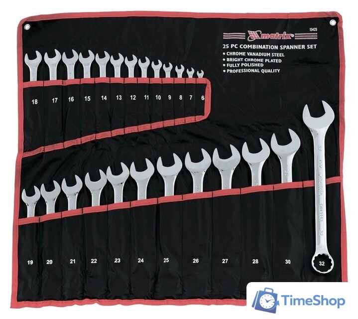 Набор ключей Matrix 15425 (25 предметов) - Изображение №1 — Интернет-магазин Time-Shop