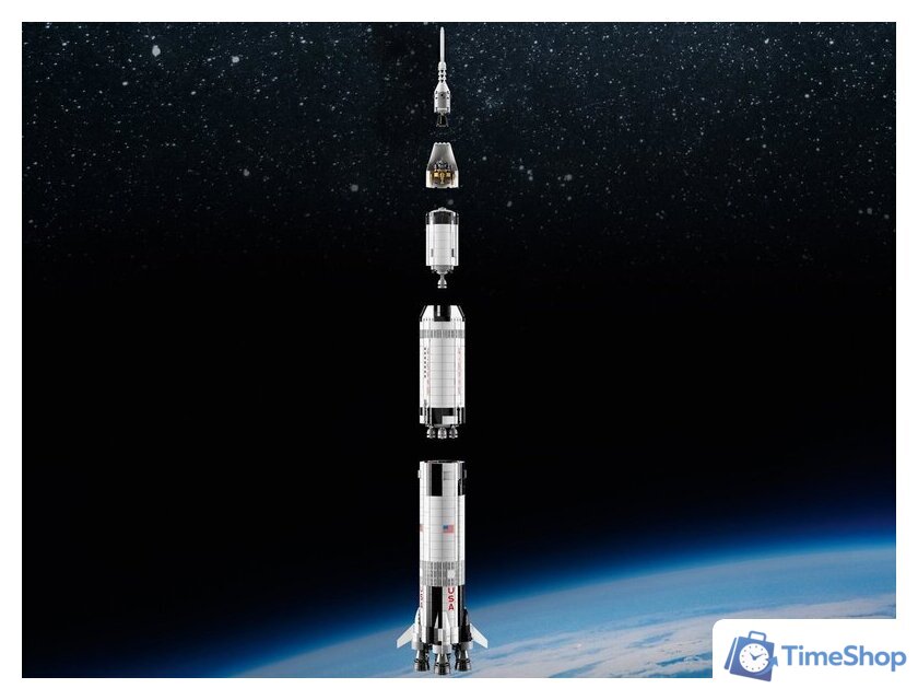 Конструктор LEGO Ideas 92176 Ракетно-космическая система НАСА Сатурн-5-Аполлон - Изображение №7 — Интернет-магазин Time-Shop