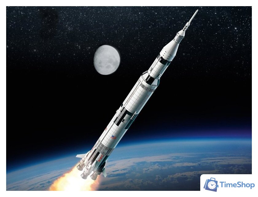 Конструктор LEGO Ideas 92176 Ракетно-космическая система НАСА Сатурн-5-Аполлон - Изображение №6 — Интернет-магазин Time-Shop