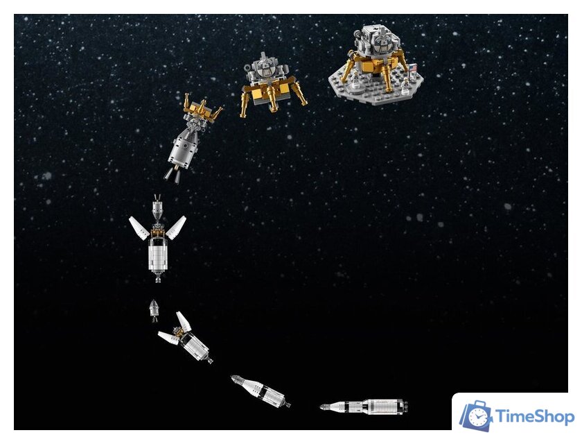 Конструктор LEGO Ideas 92176 Ракетно-космическая система НАСА Сатурн-5-Аполлон - Изображение №9 — Интернет-магазин Time-Shop