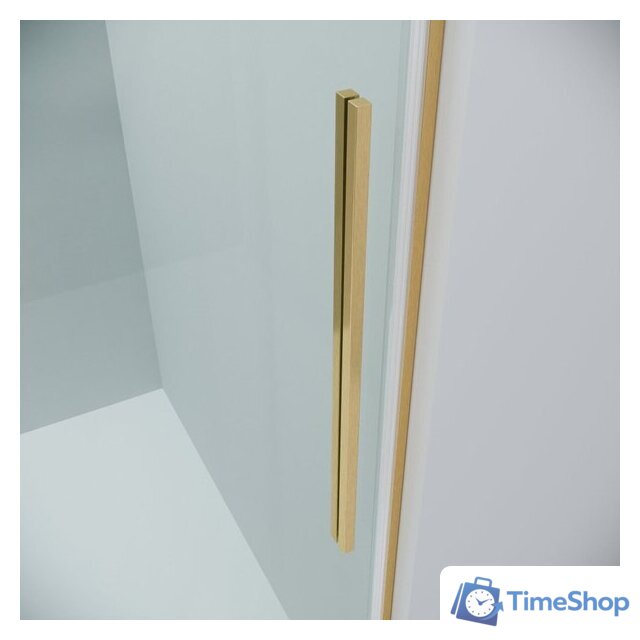 Душевой уголок Grossman Galaxy 100x90x195 120.K33.01.1090.32.00 (золото сатин/прозрачное стекло) - Изображение №2 — Интернет-магазин Time-Shop