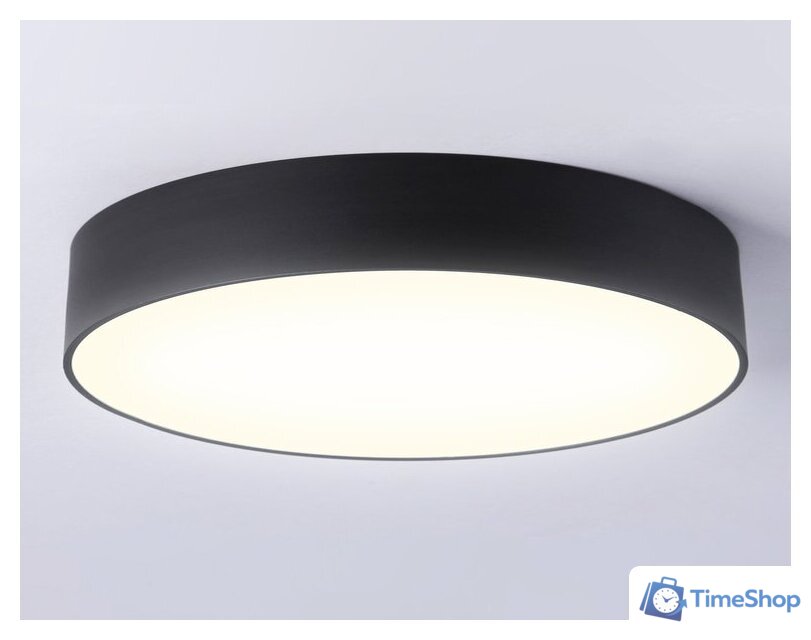 Светильник-тарелка Ambrella light FV5530 BK (черный) - Изображение №1 — Интернет-магазин Time-Shop