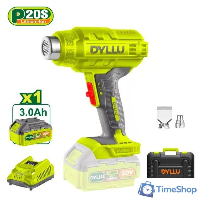 Промышленный фен Dyllu DTKH1B01 (с 1-им АКБ, кейс) - Изображение №1 — Интернет-магазин Time-Shop