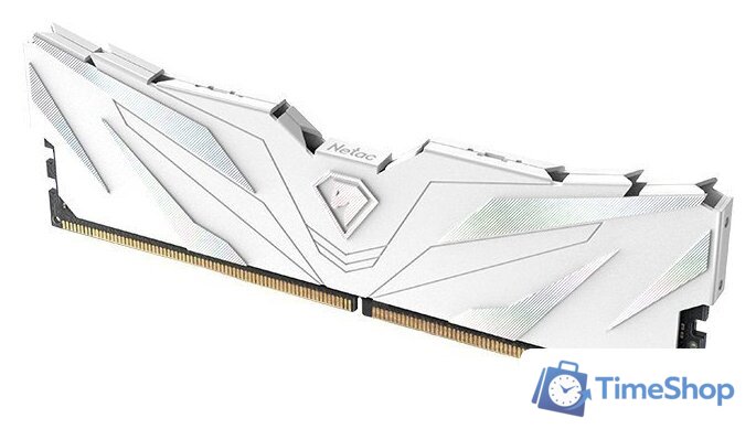 Оперативная память Netac Shadow II White 16ГБ DDR5 6000 МГц NTSWD5P60SP-16W - Изображение №3 — Интернет-магазин Time-Shop