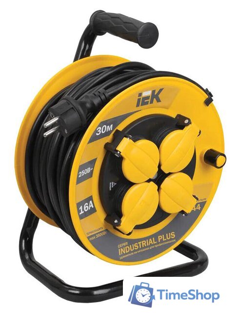 Удлинитель на катушке IEK WKP15-16-04-30-44  - Изображение №1 — Интернет-магазин Time-Shop