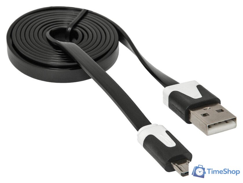 Кабель Defender USB08-03P USB2.0 AM-MicroBM [87475] - Изображение №1 — Интернет-магазин Time-Shop