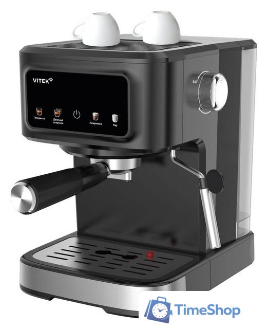Рожковая кофеварка Vitek Gracia VT-CME1502 - Изображение №2 — Интернет-магазин Time-Shop