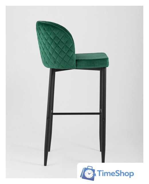 Стул Stool Group Оскар велюр барный (изумрудный) - Изображение №3 — Интернет-магазин Time-Shop