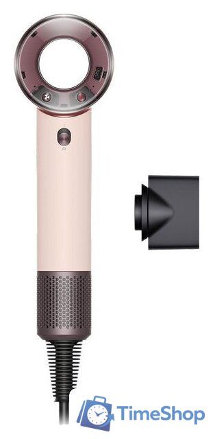 Фен Dyson HD19 Supersonic Travel (с переходником на евровилку, керамический розовый) - Изображение №1 — Интернет-магазин Time-Shop