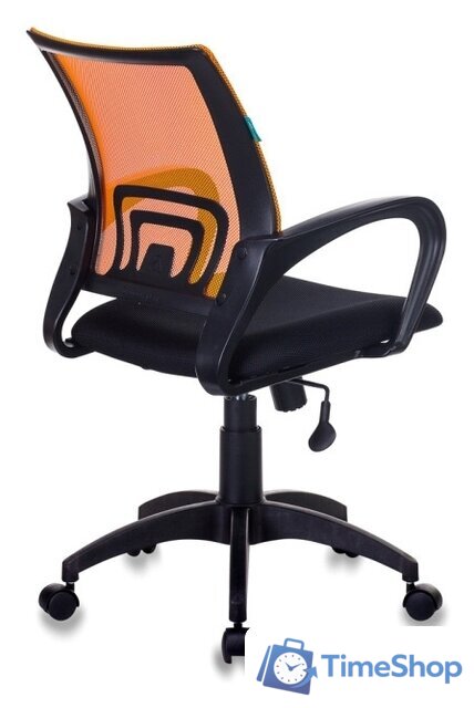 Офисное кресло Бюрократ CH-695N/OR/TW-11 (черный/оранжевый) - Изображение №4 — Интернет-магазин Time-Shop