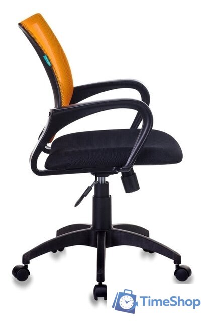 Офисное кресло Бюрократ CH-695N/OR/TW-11 (черный/оранжевый) - Изображение №3 — Интернет-магазин Time-Shop