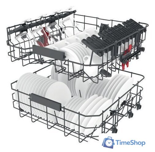 Отдельностоящая посудомоечная машина Whirlpool WFC 3C33 FX - Изображение №6 — Интернет-магазин Time-Shop