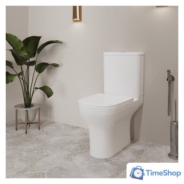 Унитаз напольный Lauter W236 2110236 + гигиенический душ Rinse 21GN4052BM - Изображение №12 — Интернет-магазин Time-Shop