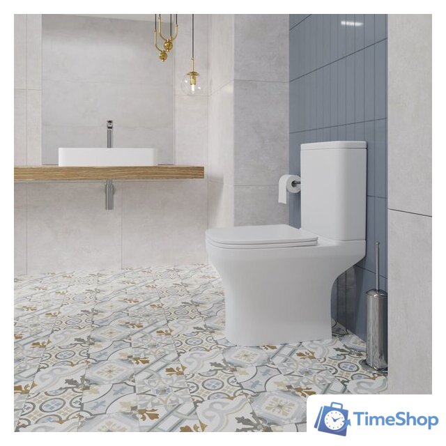 Унитаз напольный Lauter W236 2110236 + гигиенический душ Rinse 21GN4052BM - Изображение №18 — Интернет-магазин Time-Shop