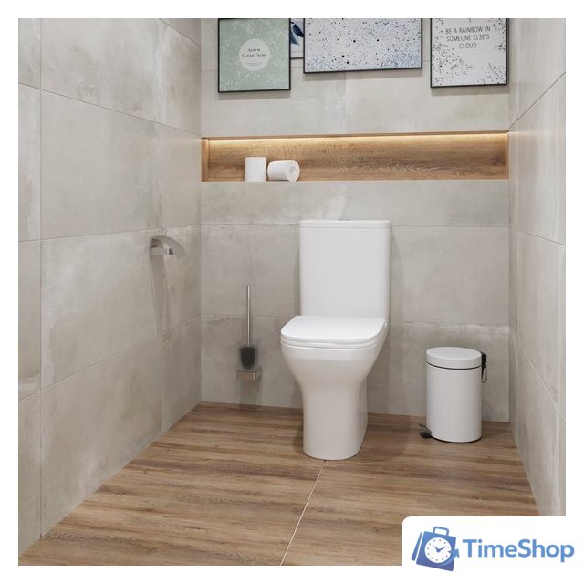 Унитаз напольный Lauter W236 2110236 + гигиенический душ Rinse 21GN4052BM - Изображение №21 — Интернет-магазин Time-Shop