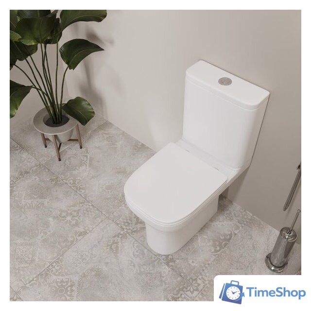 Унитаз напольный Lauter W236 2110236 + гигиенический душ Rinse 21GN4052BM - Изображение №13 — Интернет-магазин Time-Shop