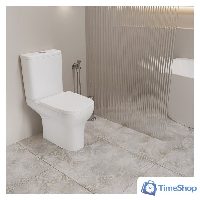 Унитаз напольный Lauter W236 2110236 + гигиенический душ Rinse 21GN4052BM - Изображение №11 — Интернет-магазин Time-Shop