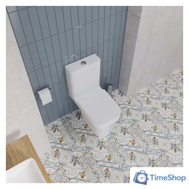 Унитаз напольный Lauter W236 2110236 + гигиенический душ Rinse 21GN4052BM - Изображение №15 — Интернет-магазин Time-Shop