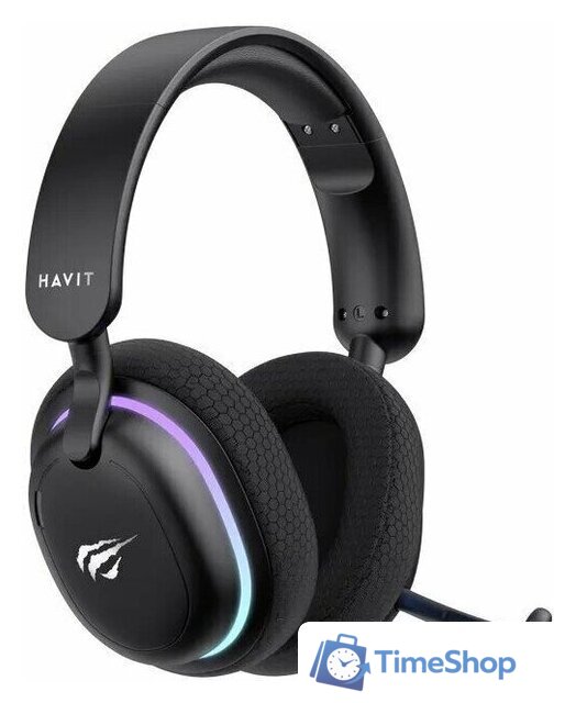 Наушники Havit Gamenote Fuxi-H7 (черный) - Изображение №2 — Интернет-магазин Time-Shop