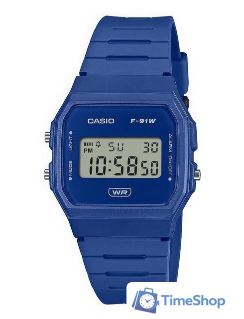 Наручные часы Casio Collection F-91WB-2A1 - Изображение №1 — Интернет-магазин Time-Shop