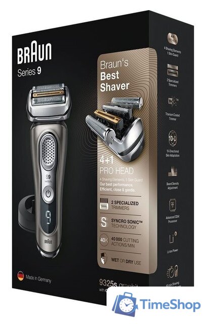 Электробритва Braun Series 9 9325s - Изображение №4 — Интернет-магазин Time-Shop
