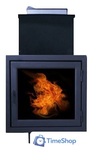 Банная печь ComfortProm Чугун 20м3 закрытая каменка, панорама - Изображение №3 — Интернет-магазин Time-Shop