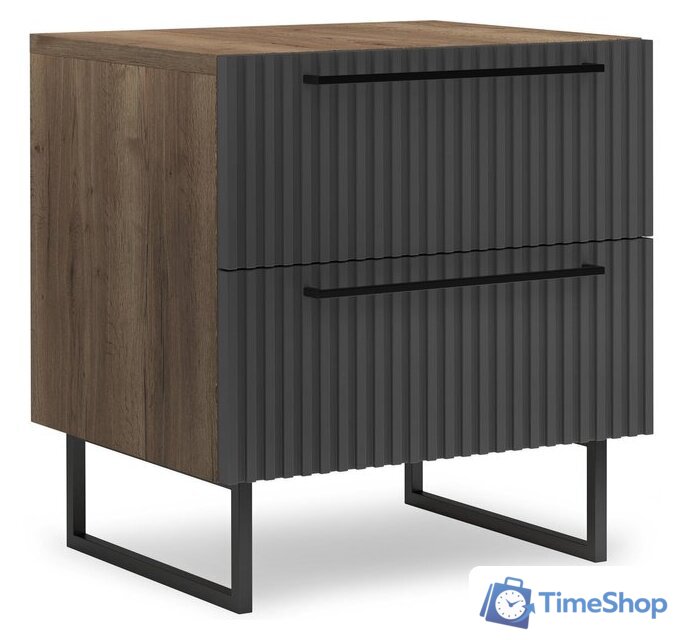 Тумба Shtabe Gross 6103 (RAL 7012/H1181/черный) - Изображение №1 — Интернет-магазин Time-Shop