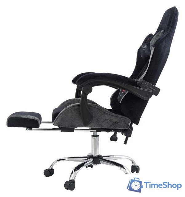 Игровое (геймерское) кресло Calviano Avanti Ultimato (black-grey fabric) - Изображение №6 — Интернет-магазин Time-Shop