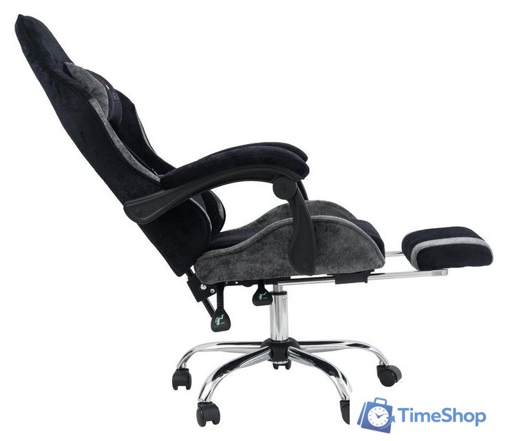 Игровое (геймерское) кресло Calviano Avanti Ultimato (black-grey fabric) - Изображение №7 — Интернет-магазин Time-Shop