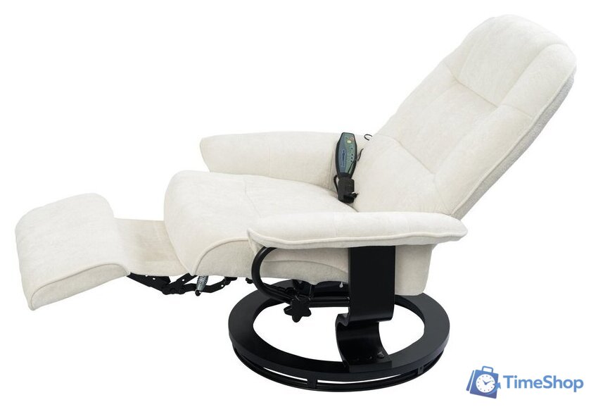 Массажное кресло Calviano 21 (бежевый плюш) - Изображение №5 — Интернет-магазин Time-Shop