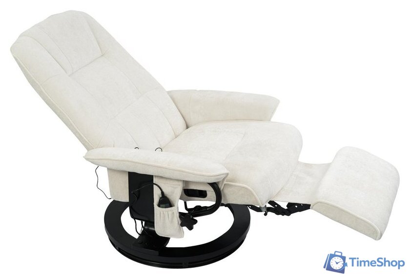 Массажное кресло Calviano 21 (бежевый плюш) - Изображение №6 — Интернет-магазин Time-Shop