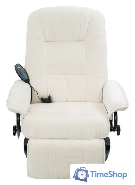 Массажное кресло Calviano 21 (бежевый плюш) - Изображение №3 — Интернет-магазин Time-Shop