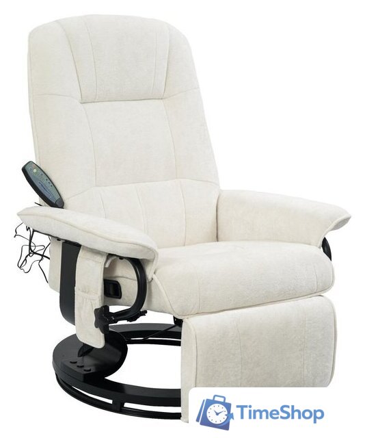 Массажное кресло Calviano 21 (бежевый плюш) - Изображение №1 — Интернет-магазин Time-Shop