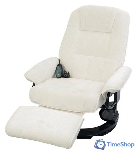 Массажное кресло Calviano 21 (бежевый плюш) - Изображение №12 — Интернет-магазин Time-Shop