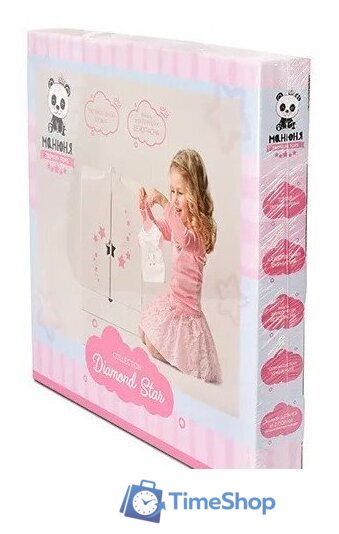 Шкаф для кукол Leader Toys Diamond Star c дизайнерским звездным принтом 73219 (белый) - Изображение №7 — Интернет-магазин Time-Shop