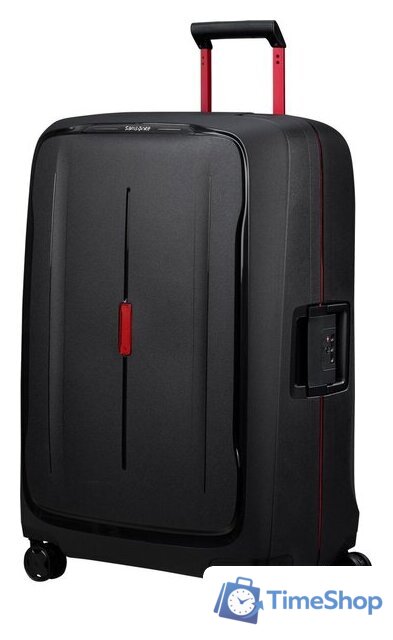 Чемодан-спиннер Samsonite Essens Charcoal/Red 75 см - Изображение №1 — Интернет-магазин Time-Shop