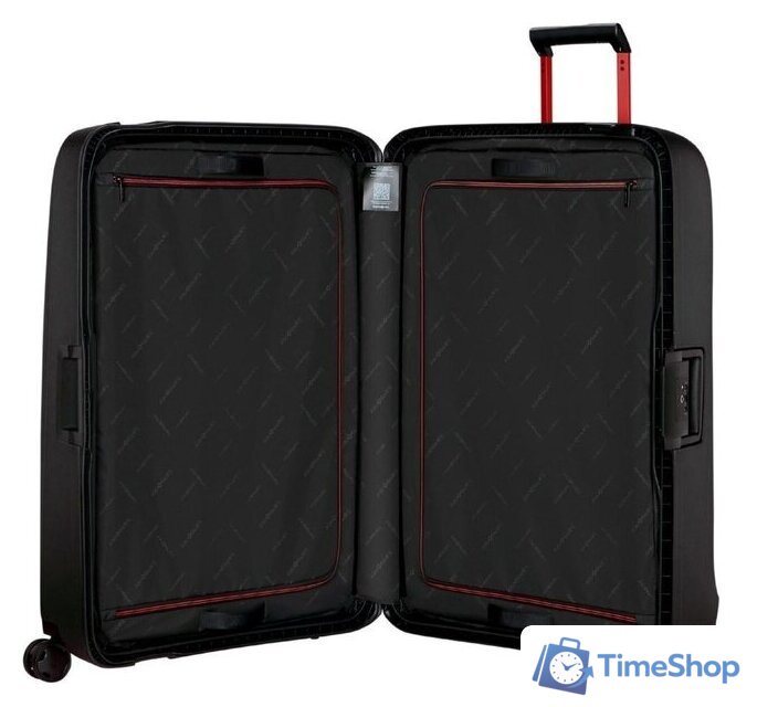 Чемодан-спиннер Samsonite Essens Charcoal/Red 75 см - Изображение №7 — Интернет-магазин Time-Shop