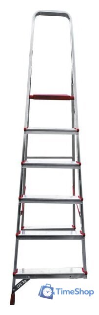 Лестница-стремянка Новая высота NV 311 алюминиевая профессиональная 6 ступеней - Изображение №4 — Интернет-магазин Time-Shop