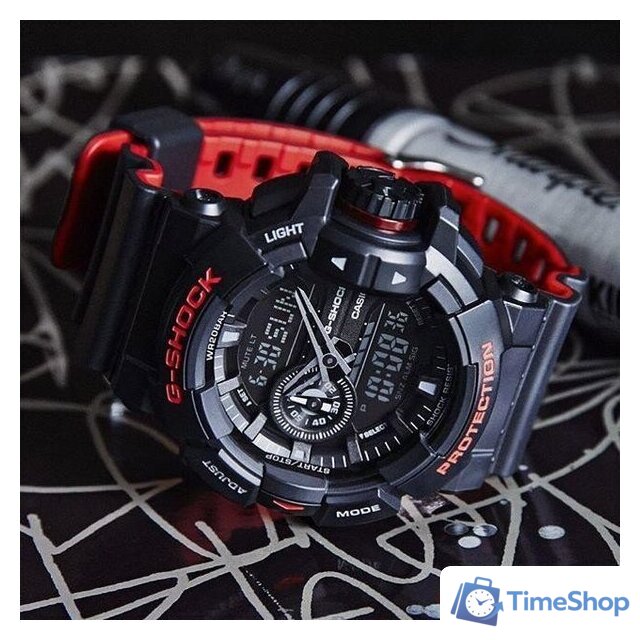 Наручные часы Casio G-Shock GA-400HR-1A - Изображение №3 — Интернет-магазин Time-Shop