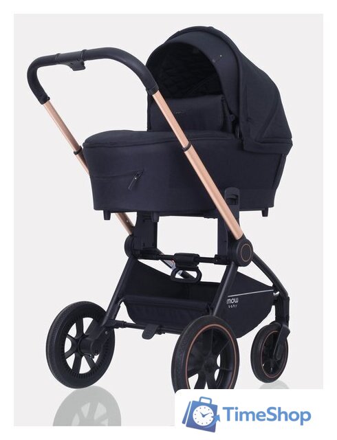 Универсальная коляска Rant MOWbaby Zoom PU (3 в 1, gold black) - Изображение №2 — Интернет-магазин Time-Shop