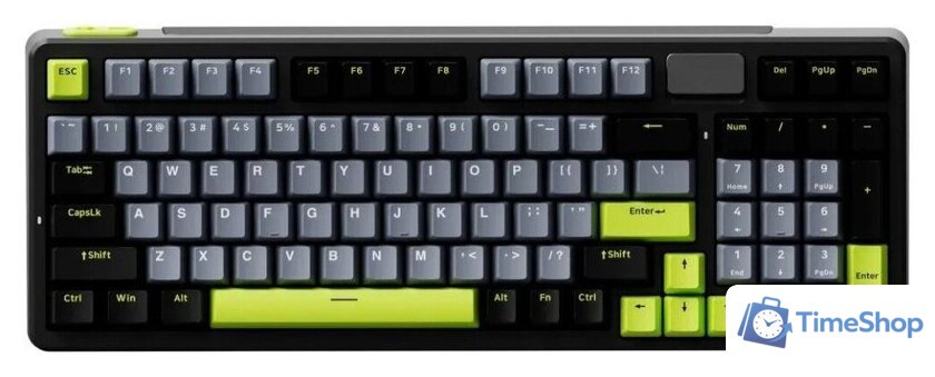 Клавиатура Rapoo V700 DIY-98 (черный/серый/зеленый) - Изображение №1 — Интернет-магазин Time-Shop