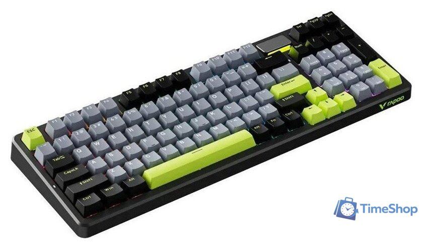 Клавиатура Rapoo V700 DIY-98 (черный/серый/зеленый) - Изображение №4 — Интернет-магазин Time-Shop