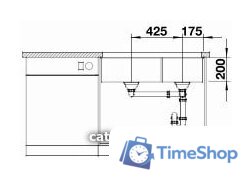 Кухонная мойка Blanco Subline 480/320-U 525993 (черный) - Изображение №4 — Интернет-магазин Time-Shop