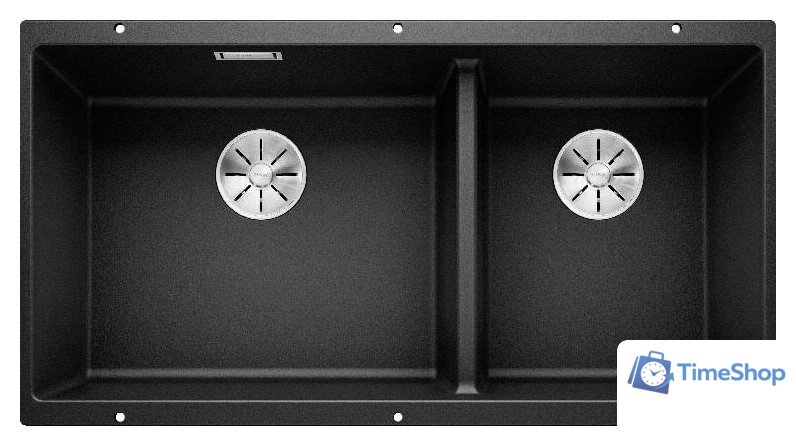 Кухонная мойка Blanco Subline 480/320-U 525993 (черный) - Изображение №1 — Интернет-магазин Time-Shop