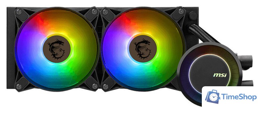 Система жидкостного охлаждения для процессора MSI MAG CoreLiquid E240 (черный) - Изображение №1 — Интернет-магазин Time-Shop