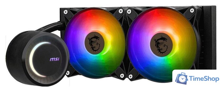 Система жидкостного охлаждения для процессора MSI MAG CoreLiquid E240 (черный) - Изображение №3 — Интернет-магазин Time-Shop
