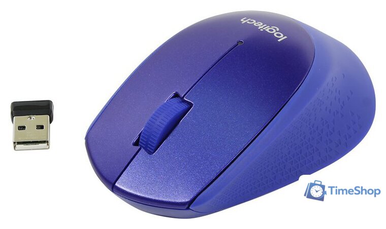 Мышь Logitech M330 Silent Plus (синий) - Изображение №6 — Интернет-магазин Time-Shop