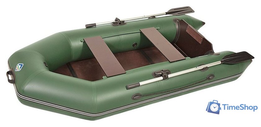 Моторно-гребная лодка Лоцман Моторная стандарт ЛМС-260 ЖС (зеленый) - Изображение №1 — Интернет-магазин Time-Shop