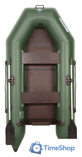 Моторно-гребная лодка Лоцман Моторная стандарт ЛМС-260 ЖС (зеленый) - Изображение №2 — Интернет-магазин Time-Shop